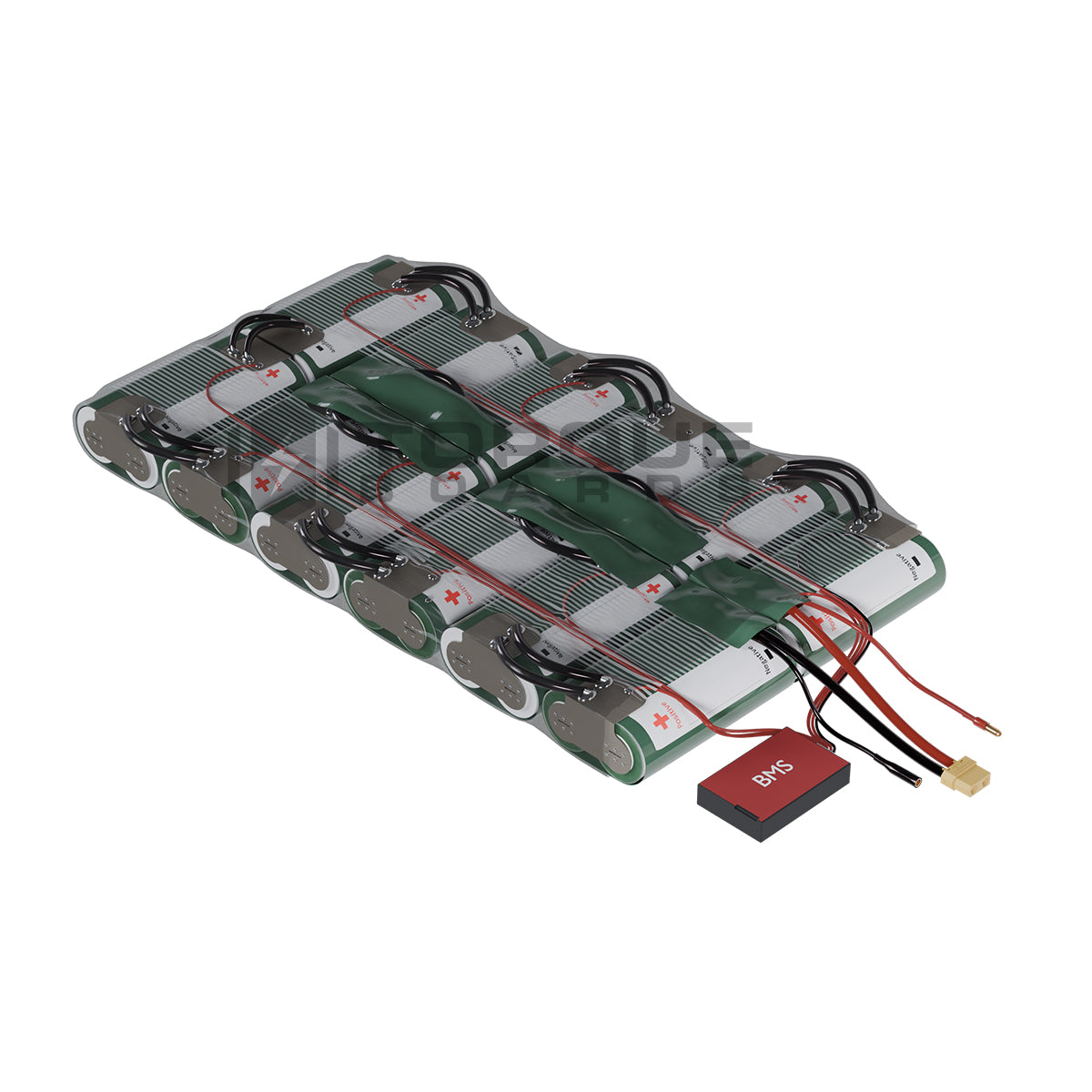 12S2P Battery Pack 43.2v 8400mAh 8.4Ah