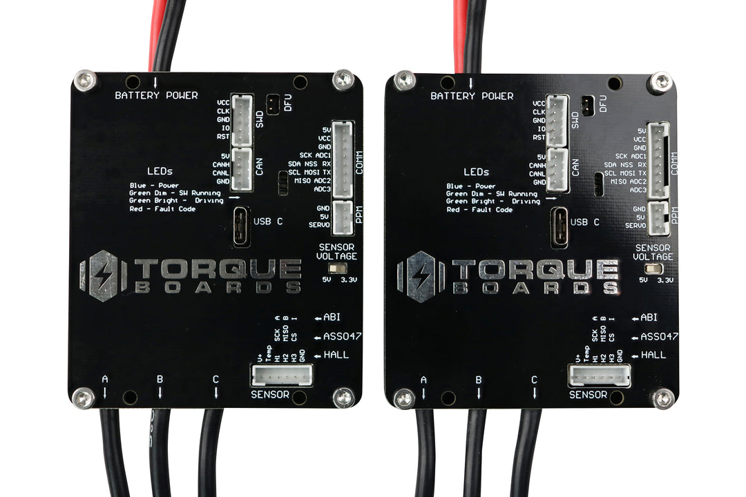 TORQUE6 Single ESC (Based on VESC) - 12S Electric Skateboard ESC